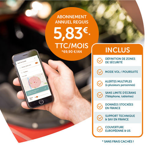 Traceur GPS Maxi (Blanc)